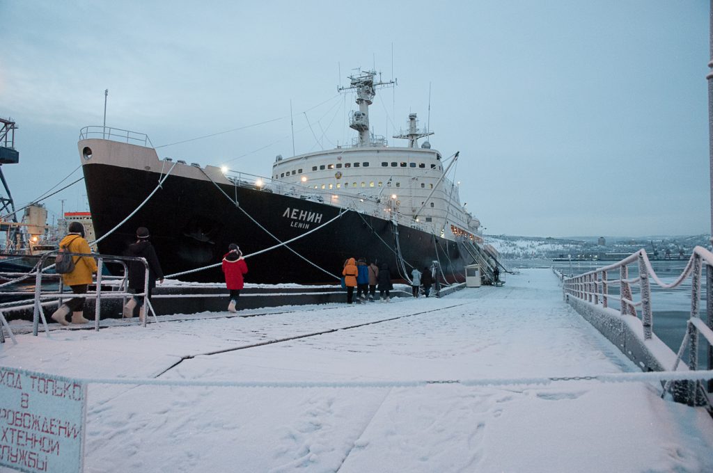 The Nuclear Icebreaker Museum Ship in Murmansk.