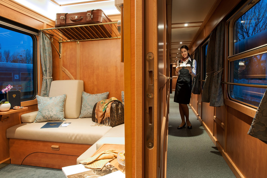 A Superior Deluxe cabin on the Golden Eagle Danube Express