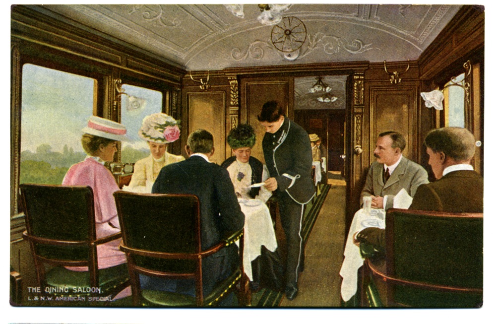 LNWR American Special dining saloon.