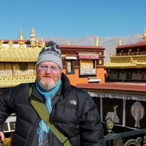 Matthew Woodward at the Jokhang Temple