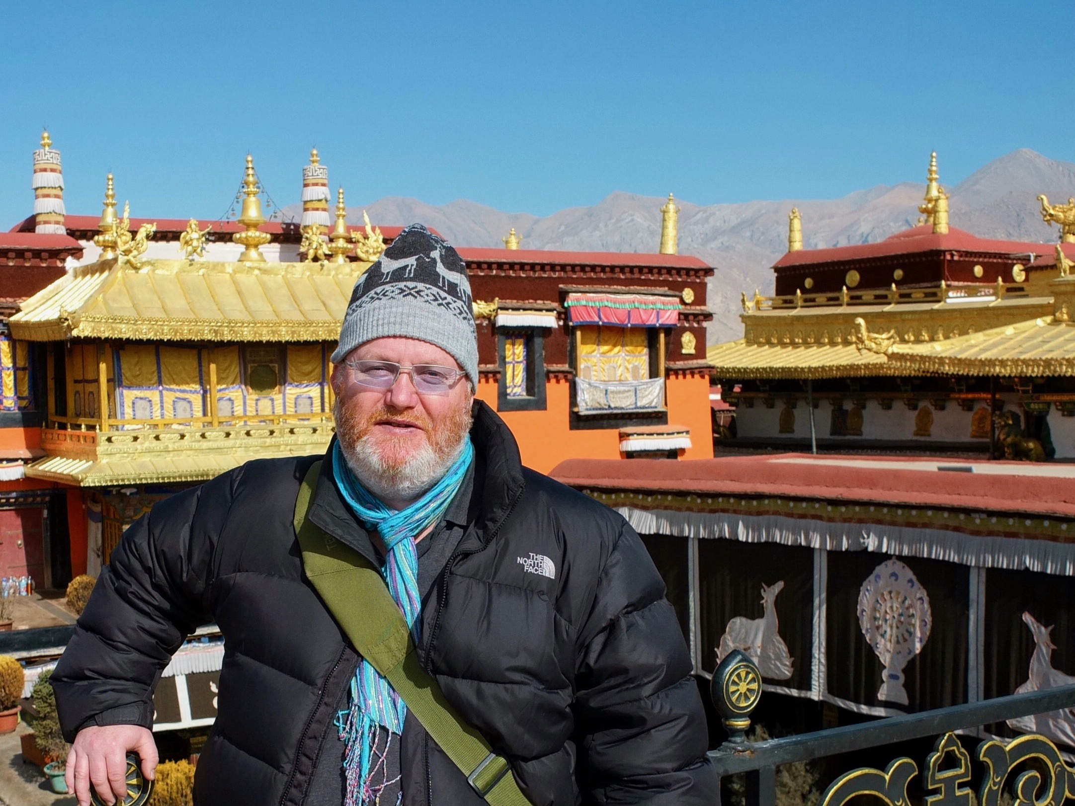 Matthew Woodward at the Jokhang Temple