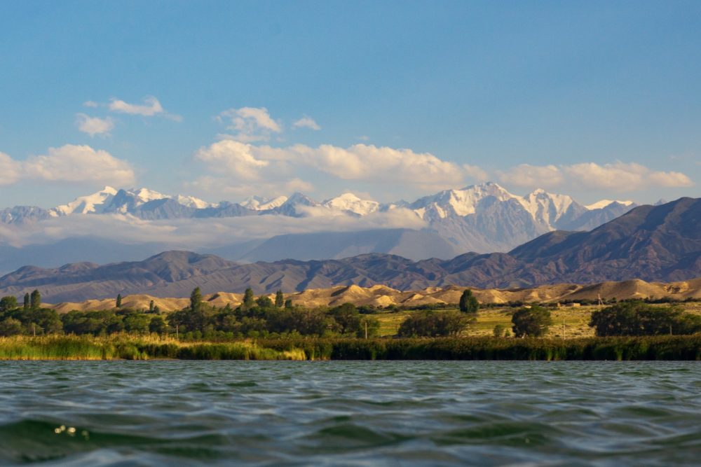 Lake Issyk-Kul in Kyrgyzstan